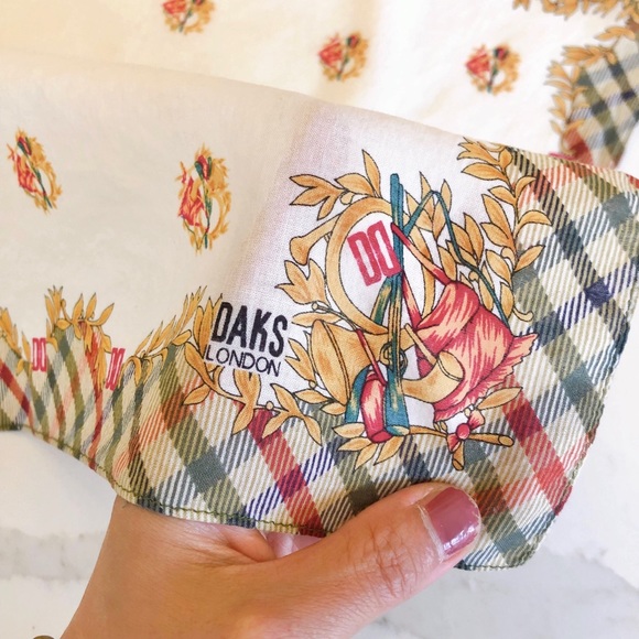 DAKS LONDON Handkerchief / Small Scarf - Picture 2 of 10